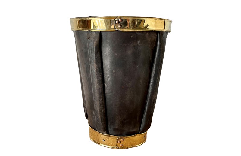 18Th Century Leather  & Brass Bucket-adps-antiques-18th-century-leather-bucket-4799--6-main-638228006382534411.jpg