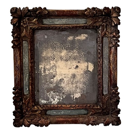 Early 18Th Century French Cushion Mirror