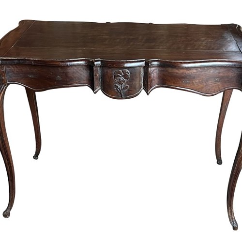 18Th Century French Louis Xv Walnut Writing Table
