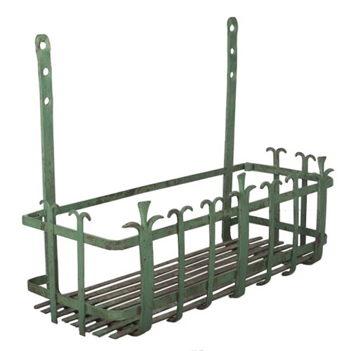 Exceptional 19Th Century French Chateau Iron Plant Stand