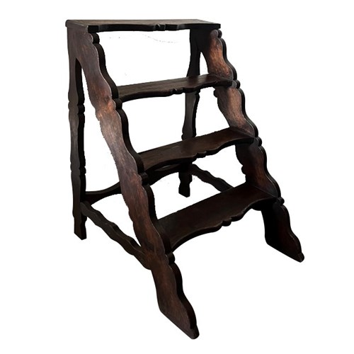 19Th Century French Country Library Steps