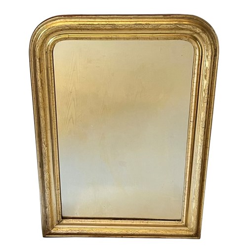 19Th Century French Louis Philippe Gilt Mirror