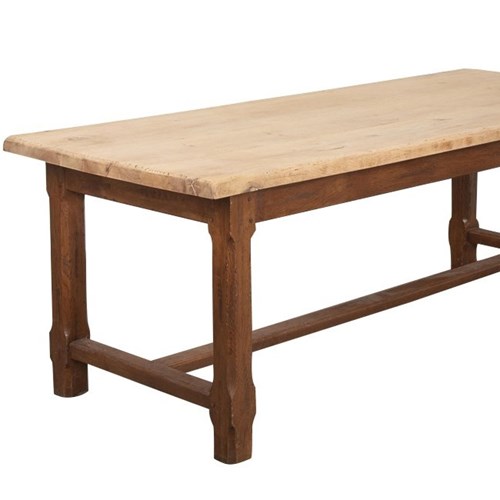 Large French Oak Dining Table