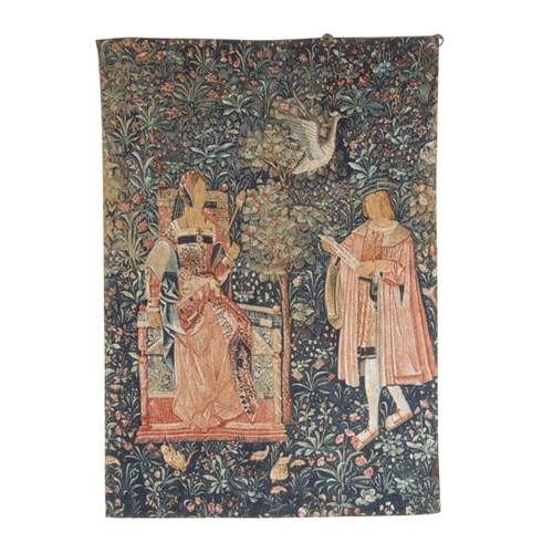 20Th Century French Printed Tapestry 'Le Lecture'