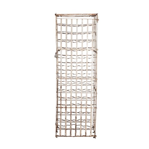 French Lockable Iron Wine Cage