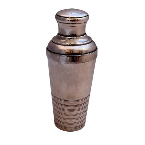 French Silverplate Cocktail Shaker