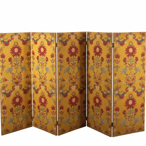 Woven Suzani Five Fold Screen
