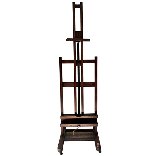 19Th Century French Oak Artists Easel