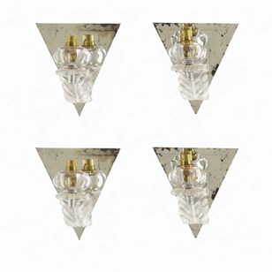 Set Of Four Small Mid Century Itali...