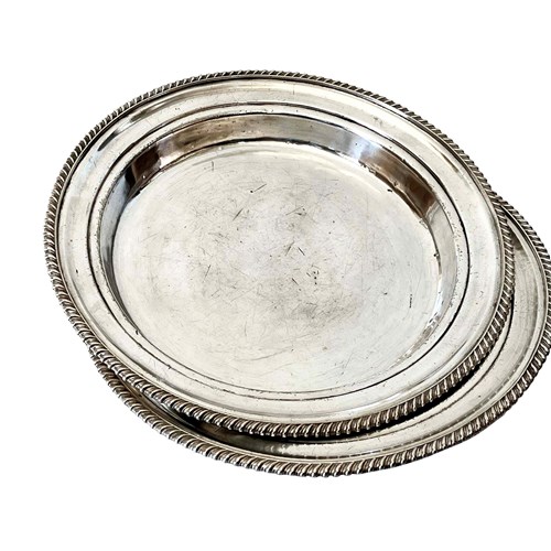 Pair Of Late 19Th Century Belle Epoque Hotel Bristol Serving Platters