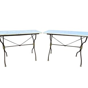 Pair Of 19Th Century French Wrought...
