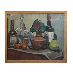 Mid Century French Still Life Paint...