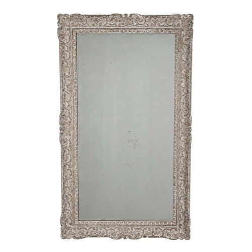 Large French Montparnasse Carved Framed Mirror