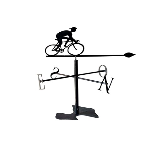 Mid-20Th Century French Cyclist Weathervane