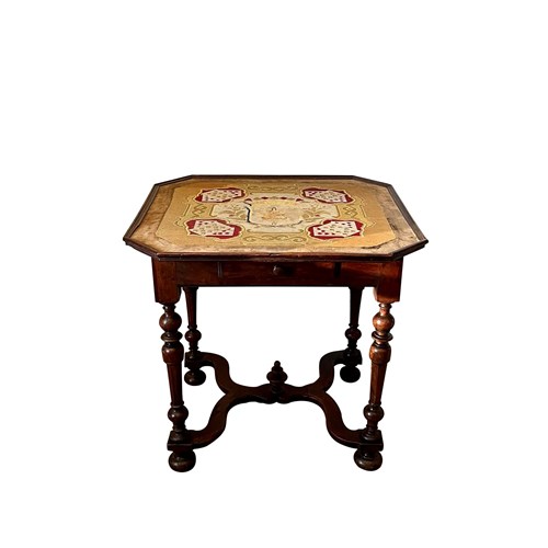 Late 18Th Century French Louis Iii Revival Walnut Games Table