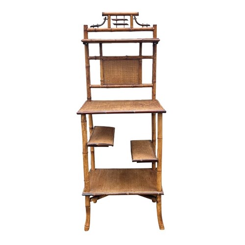 Early 20Th Century Bamboo Display Stand