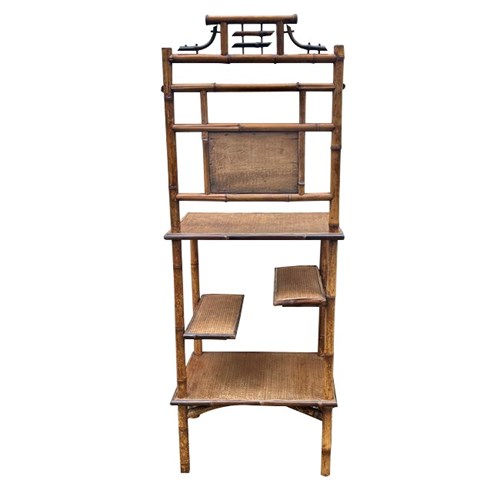 Early 20Th Century Bamboo Display Stand