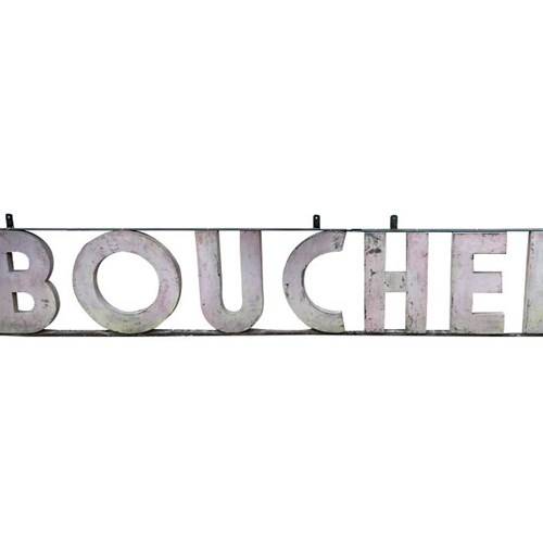 Large French Boucherie Sign