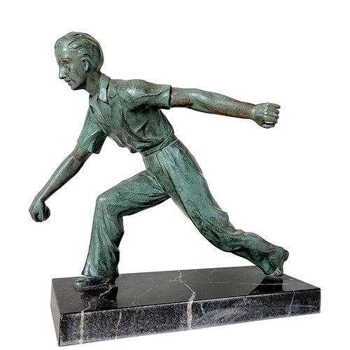 French Boules Player Statuette