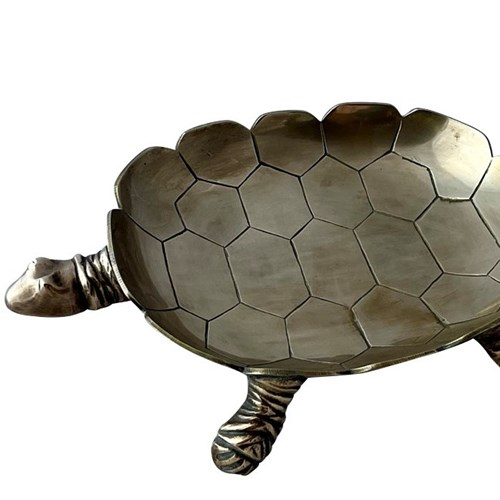 20Th Century Brass Turtle Tray