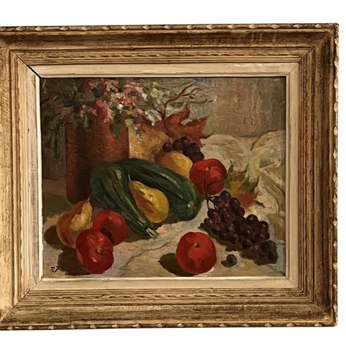 Framed Signed French Still-Life Painting