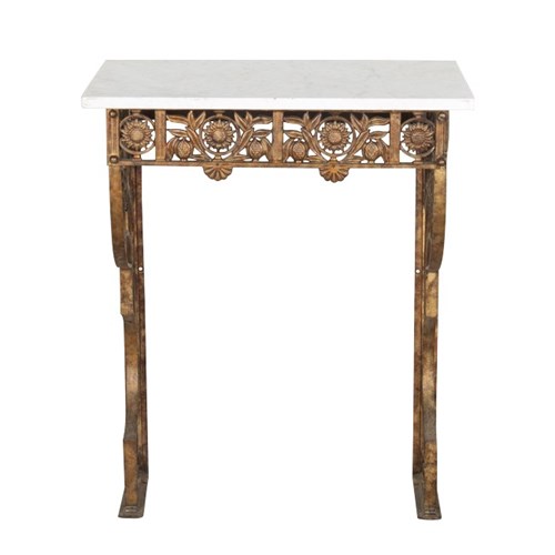 20Th Century French Iron Console Table