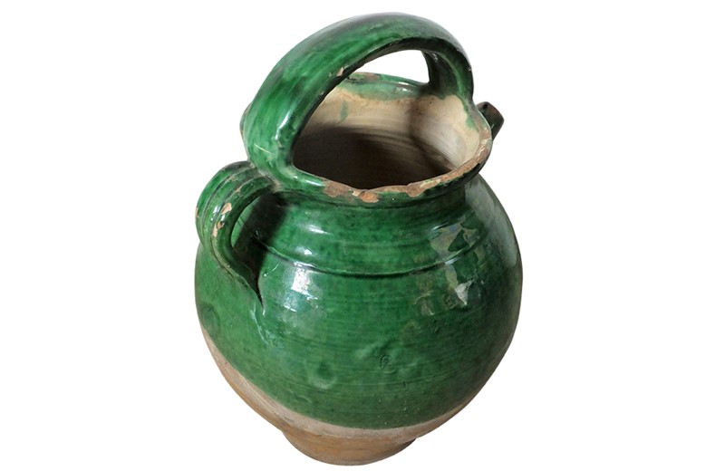 19th century green glazed french pottery jug-adps-antiques-glazed-green-jug-4449--4-main-637943428252882277.jpg