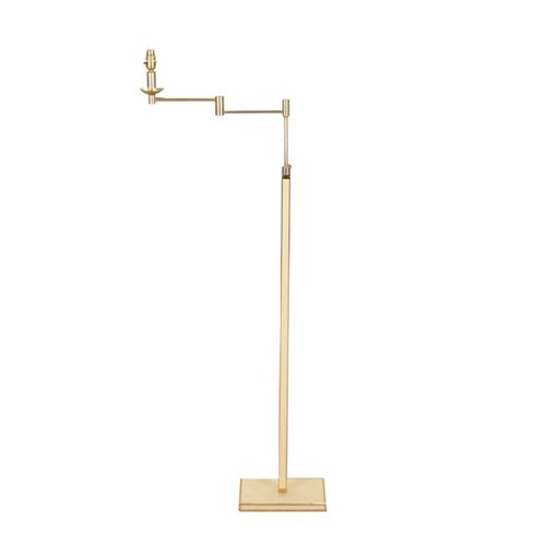Mid Century Italian Acrylic And Brass Floor Lamp