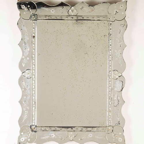 Large Mid-Century Venetian Mirror