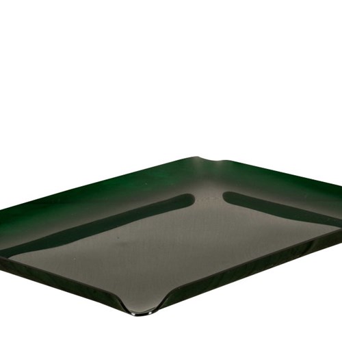 Large Mid-Century Italian Green Lucite Tray