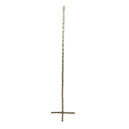 Maison Bagues Brass Faux Bamboo Floor Lamp