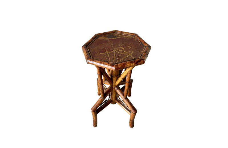 Bamboo & Leather Occasional Table-adps-antiques-mamboo-bamboo-tea-side-table-4767-2-main-638195134926612077.jpg
