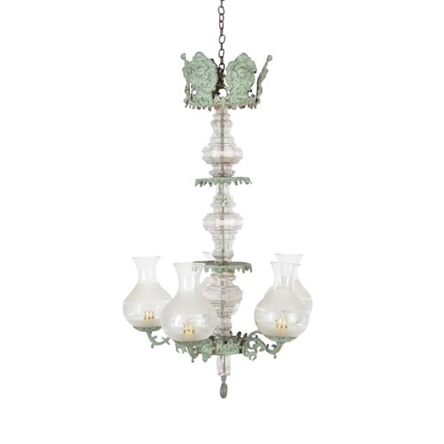 Large French Ecclesiastical Chandelier