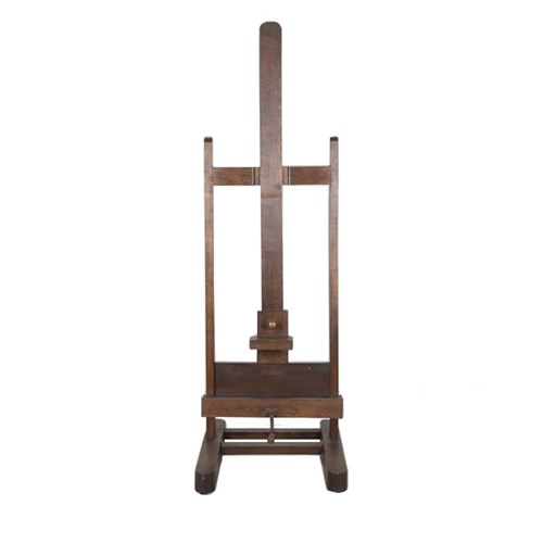 Large French Oak Artists Easel
