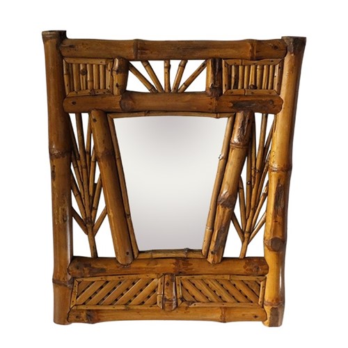 Decorative Bamboo Mirror