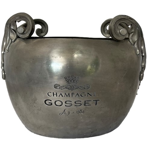 Pewter 'Gosset' Champagne Vasque