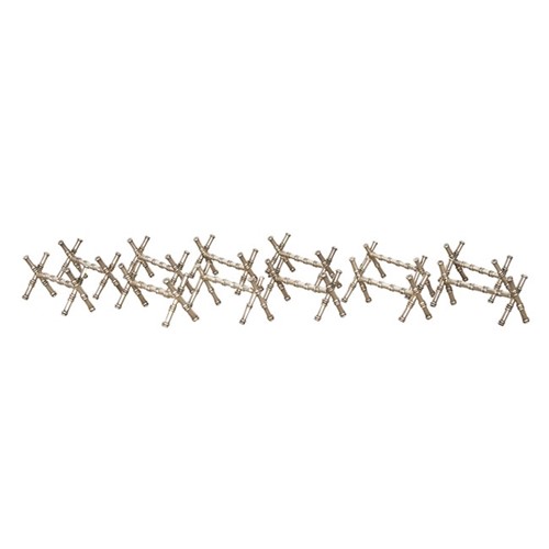 Set Of Twelve Silverplate Faux Bamboo Knife Rests