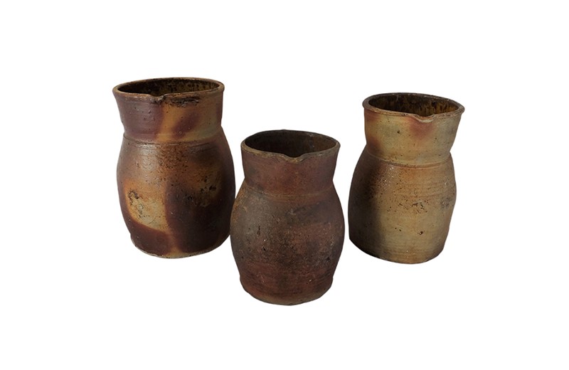 Collection Of Three French Stoneware Jugs-adps-antiques-set-of-3-french-stoneware-jugs--4249-5-main-637713841812326594.jpg