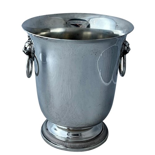 20Th Century French Silver Plate Champagne Bucket
