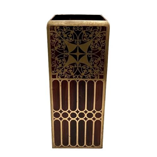 Late 19Th Century Toleware Neo-Gothic Revival Umbrella Stand