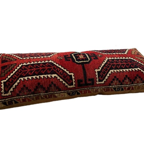 Large Feather Filled Kilim Carpet Cushion