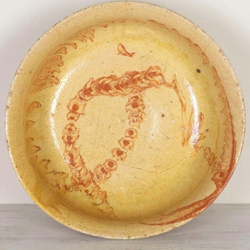Early 19Th Century Glazed Terracotta Bowl