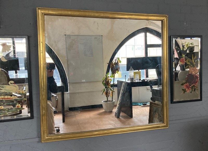  Brass Framed Mirror From A French Ocean Liner, Circa 1900-1930-aeology-at-relic-antiques-a---1-main-638185698423949514.jpeg