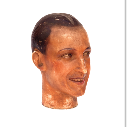 Wax Mannequin Bust Of Charles Boyer By Siegel .