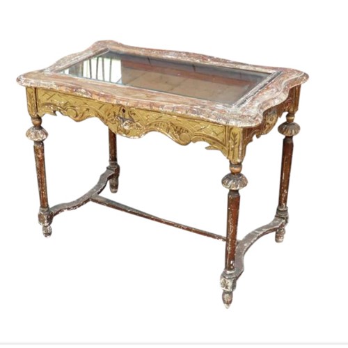  Gilded Display Desk  From French 19Thc  Jeweller 