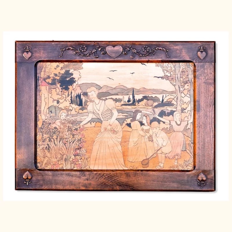 French 'Pokerwork' Picture in Carved Frame-aeology-at-relic-antiques-french-x7827pokerworkx7827-picture-original-carved-cherrywood-pic-1o-720-1010-c26d17cb-fff9ef-copy-main-637975495129348002.jpg