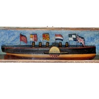 Victorian Half Hull Model of S.S. Great Eastern 