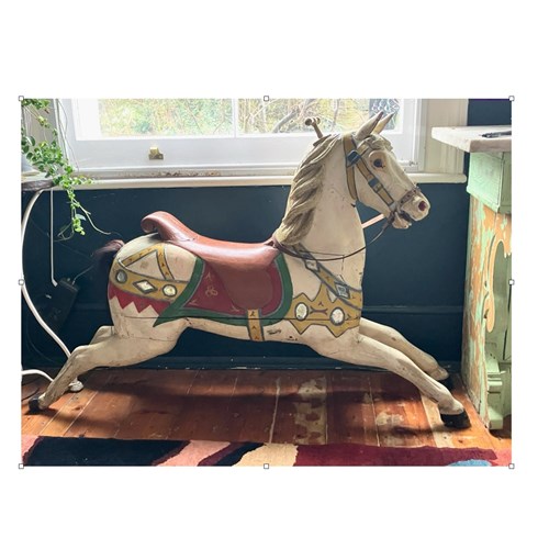 19Th Century Carousel Horse Made By Friedrich Heyn Of Germany 