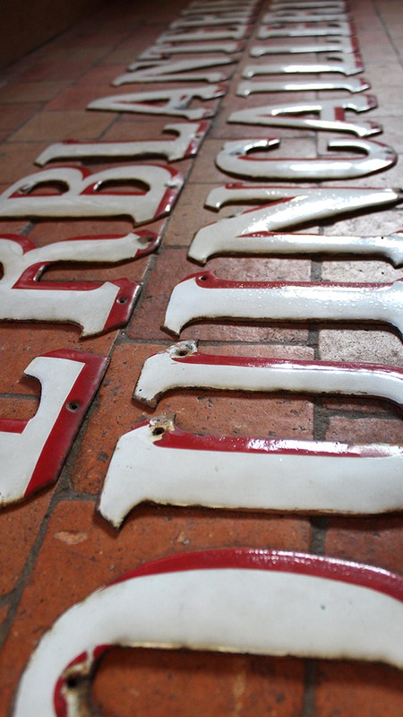 8 Vintage Enamelled Letters From Old French Shopfront Signs.-aeology-at-relic-antiques-img-4839-main-637879569158249294.JPG