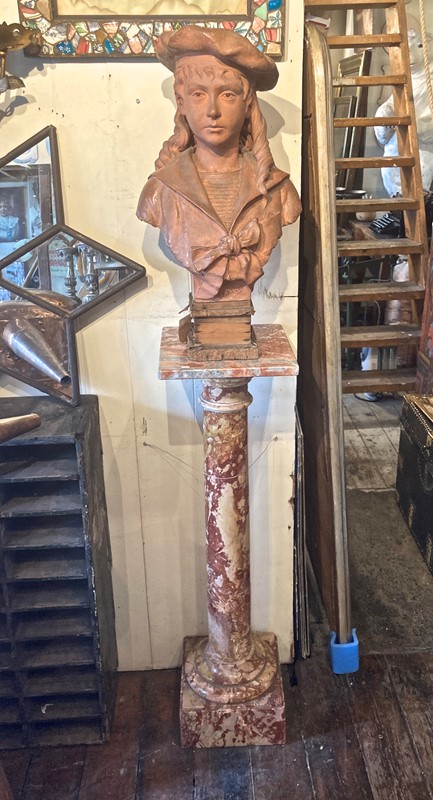 19th C. Antique Column in Red Marble.-aeology-at-relic-antiques-img-5584-main-637649087789293276.jpg